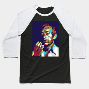 Abstract Popart Serge gainsbourg in WPAP Baseball T-Shirt